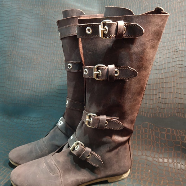 Stranger buckled boots