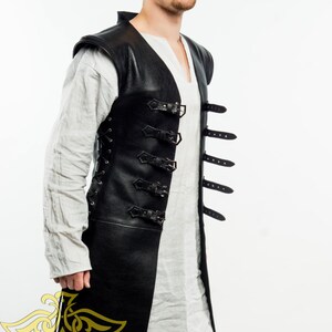 leather doublet CorsarLARPCosplayleather image 3