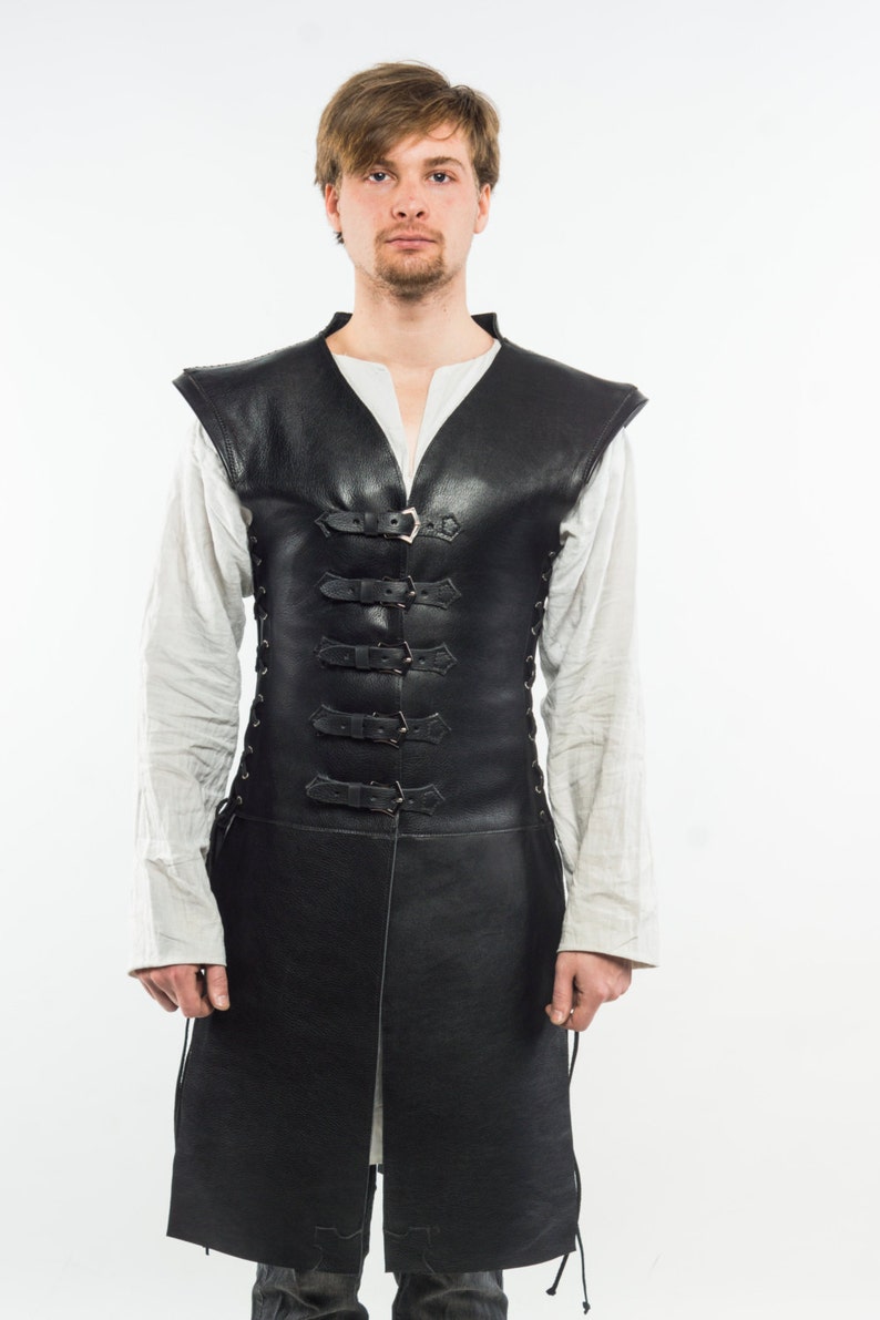 leather doublet CorsarLARPCosplayleather image 5