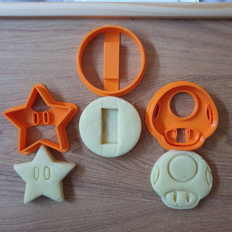 Super Mario Cookie Cutter Invincible Star. Custom Cookie Etsy
