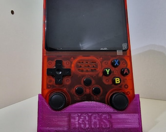 R36S Handheld Console Display Dock | 3D Printed Desk Holder | Gamer Gift