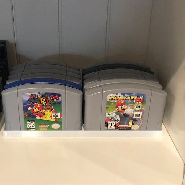 Retro Nintendo 64 game Display Stand - N64 Games