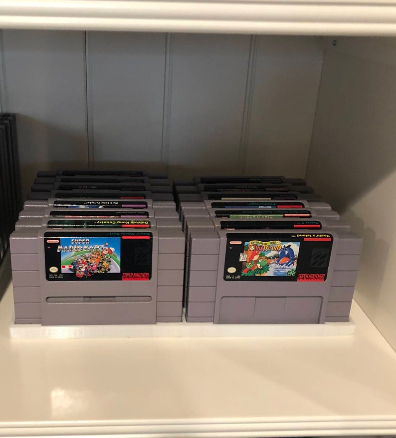 Retro SNES Game Display Stand Etsy UK