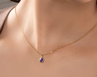 Delicate Disc Personalized Birthstone Necklace - A Timeless Gift to Celebrate Life's Milestones  -ST18/32-1-27