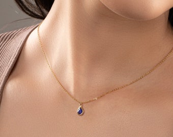 Custom Birthstone Necklace • Birthstone Necklace • Personalized Jewelry • Birthday Gift • Friendship Necklace -ST18/32-1-27