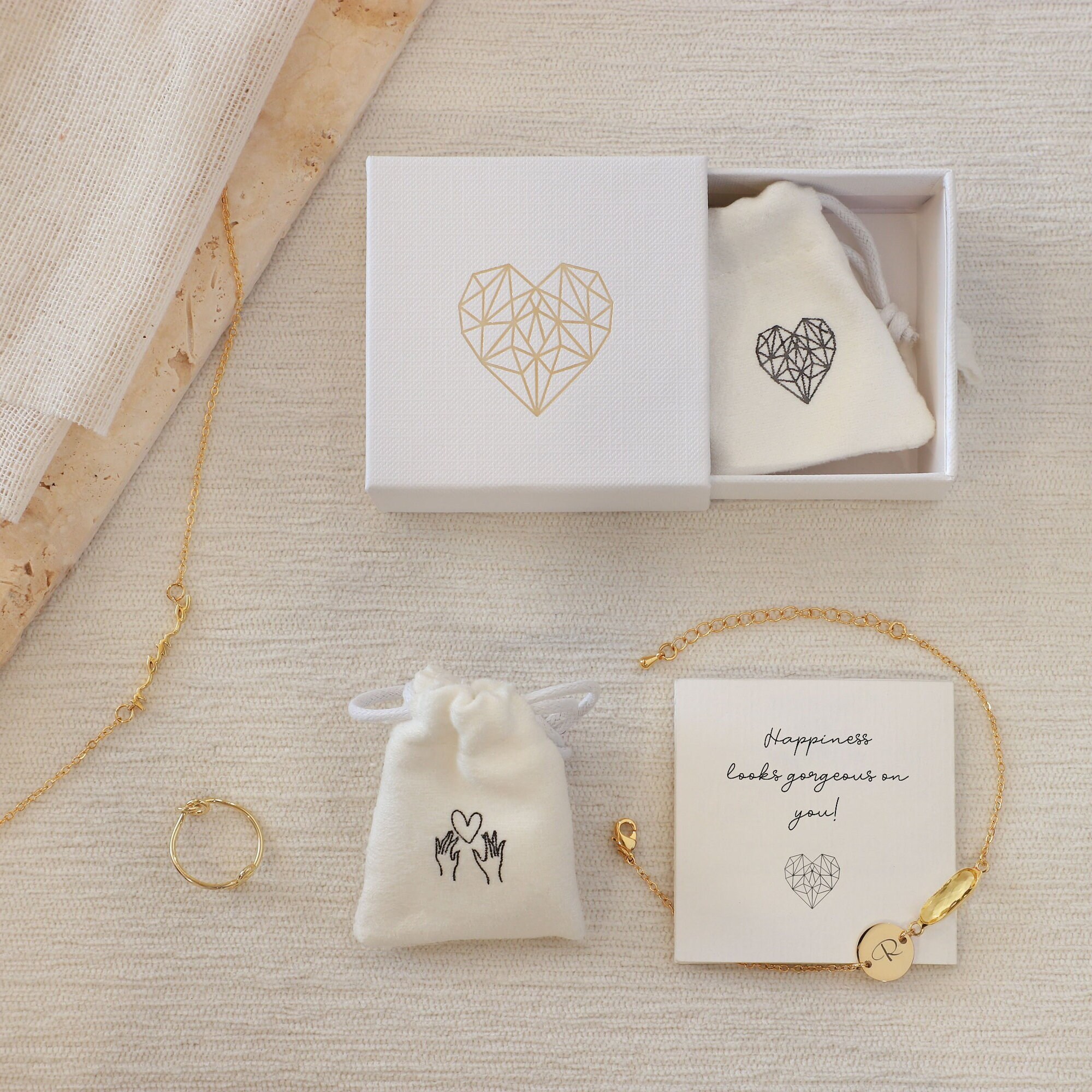 ブレスレット Hei crystal flowers bracelet 4BFT649 36B1D3EB-8850-4D22-A87C-