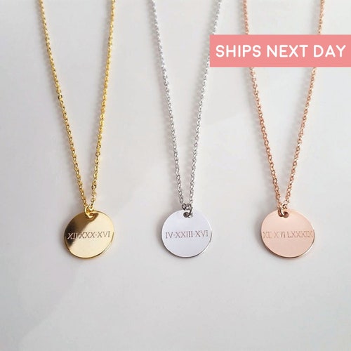 Delicate Rose Gold Necklace Custom 