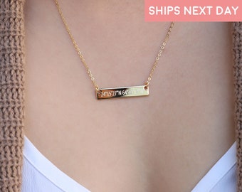 Custom Bar Necklace - Etsy
