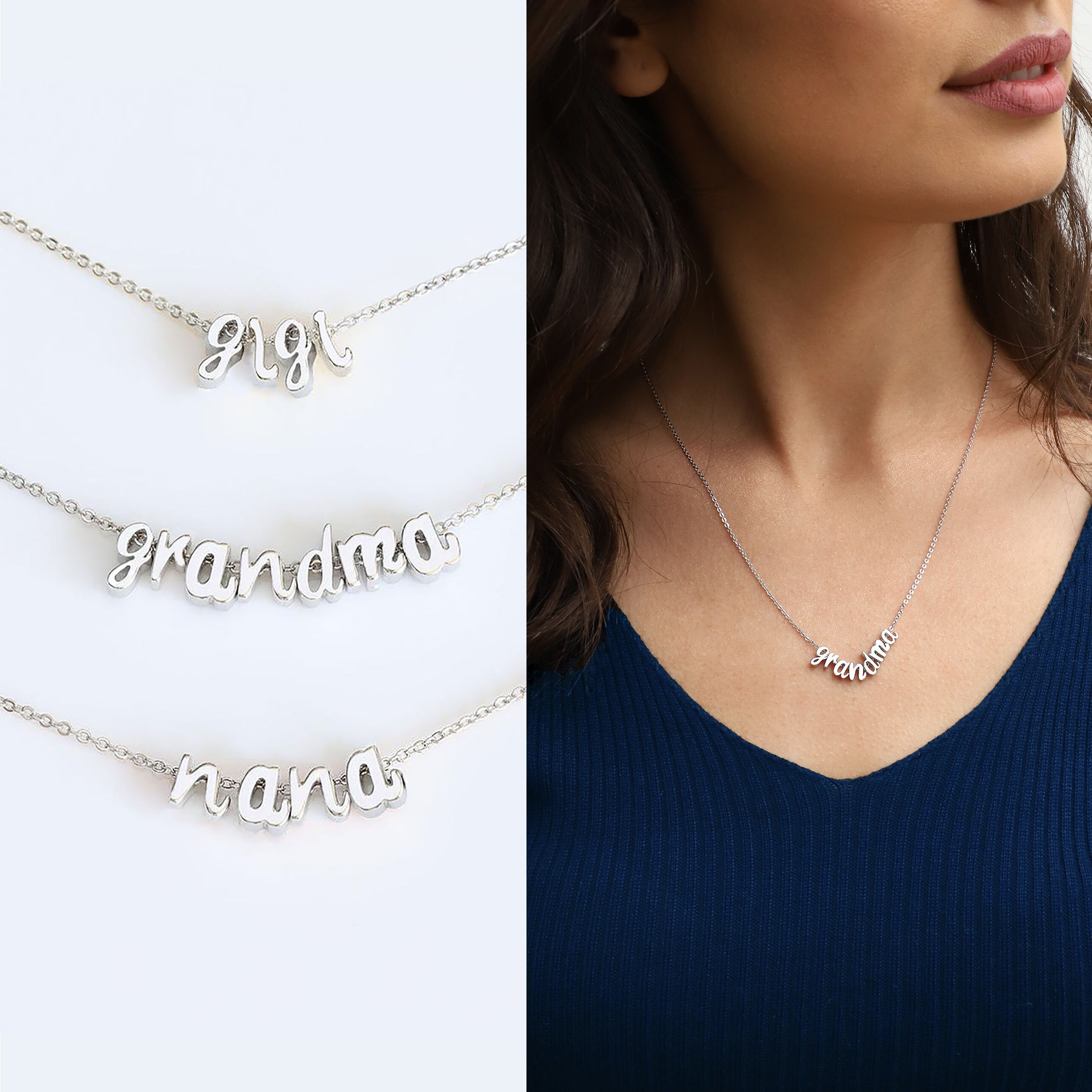 Sterling Gigi Necklace - Etsy