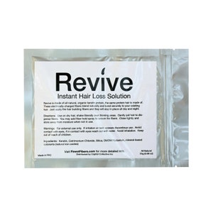 Revive 25g Beutel Nachfüllung von Haaraufbaufasern für Haarausfall Concealer