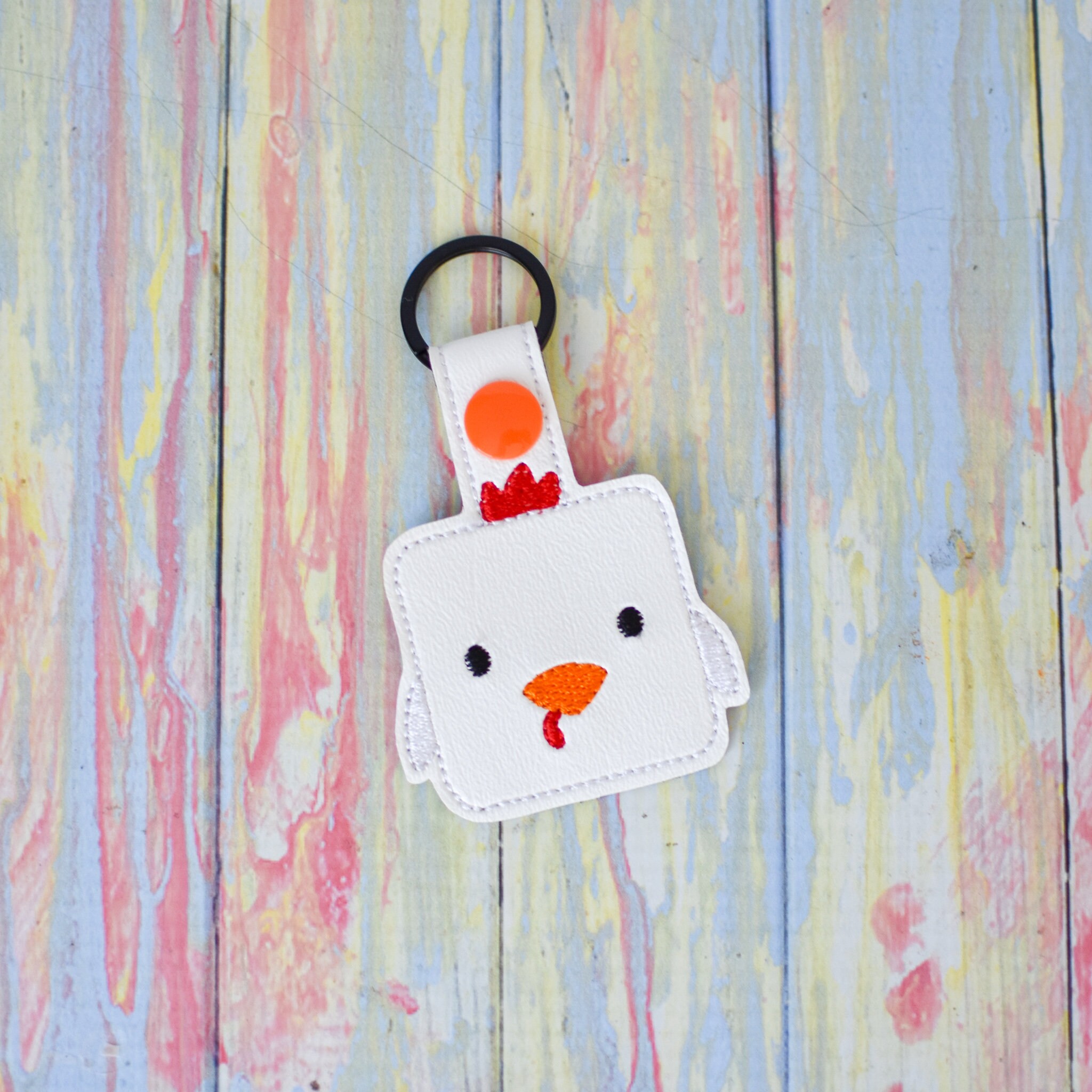 Chicken Keychain Etsy