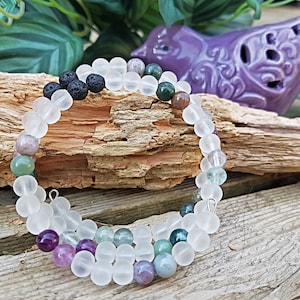 Flow diffuser bracelet (6mm stones)