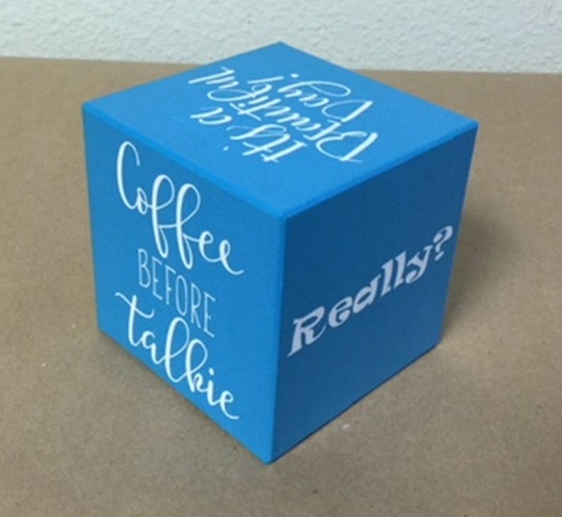Desk Decor It S A Mood Cube Great Gift Exchange Item For The Office Accessory Sarcasm Joke Novelty