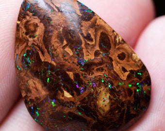 Boulder Matrix Opal Stein aus Queensland, Australien 37.3ct, Boulder Opal Edelstein