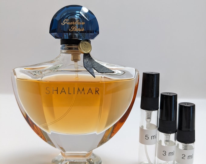 Shalimar Guerlain Paris 1980's Perfume .5oz - Etsy