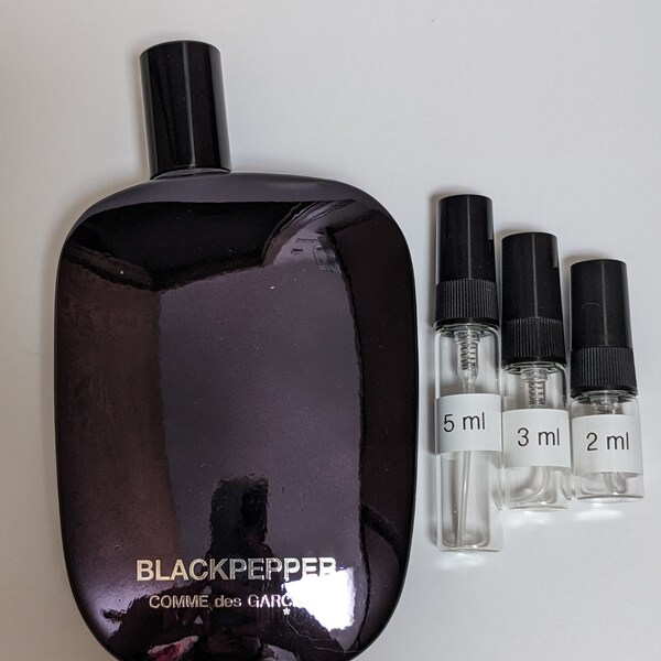 Blackpepper Comme des Garcons - 2ml-3ml-5ml - Sample atomizer - Fast Shipping from USA