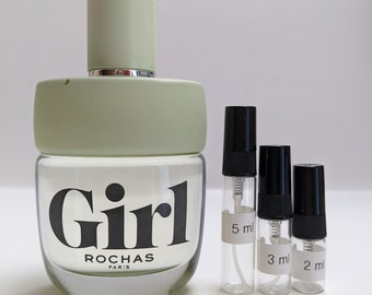 Girl Rochas - 2ml-3ml-5ml - Sample atomizer - Fast Shipping from USA