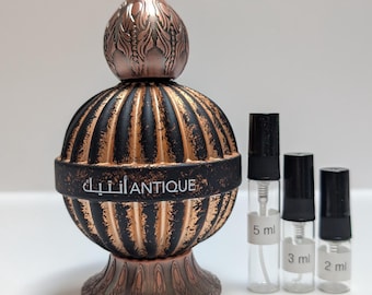 Antique - Niche Emarati by Lattafa - 2ml-3ml-5ml - Sample atomizer - Fast Shipping from USA