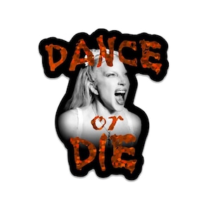 Lady Gaga Dance or Die Abracadabra Glitter Tumbler Bumper Sticker