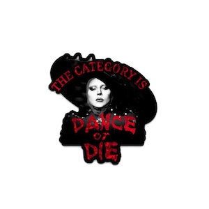 NEW Lady Gaga Category is Dance or Die Abracadabra Glitter Tumbler Bumper Sticker