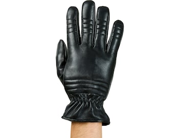 Altezzoso  Shelby Men's Leather Gloves Winter Biker Model for Men