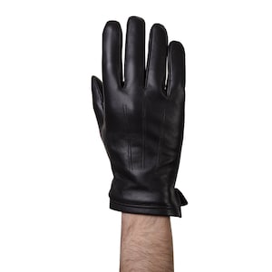 Altezzoso Duca Classical Winter Leather Gloves for Men, Wool Fleece Lined Warm Gloves