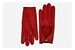 Altezzoso Venus Red Leather Heart Bow Romantic Driving Gloves for Women 