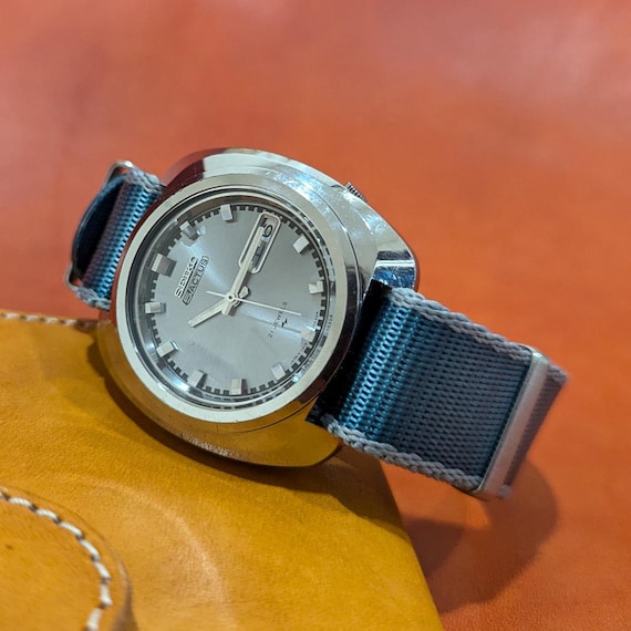 Vintage 1979 SEIKO 5ACTUS 7019 Automatic Watch – 21 Jewels – Blue