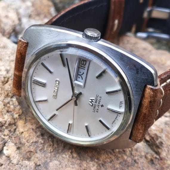 Seiko Lord Matic 1970 Vintage 5606-7130, 23J, Upgraded Metal 