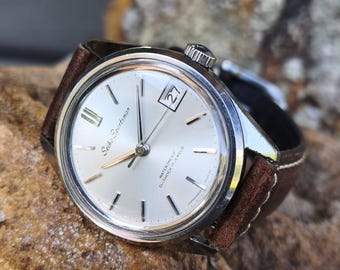 Vintage Seiko Sportsman 17 Calendar 6602-7030 Manual 1967 Serviced