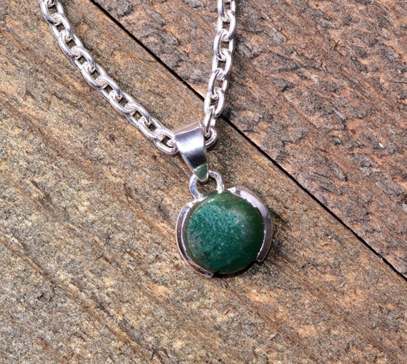 Malachite Necklace Malachite Pendant Malachite Jewelry Silver