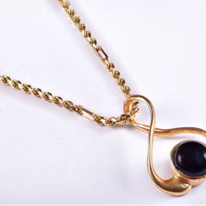 Onyx Necklace Onyx Gold Necklace Onyx Jewelry Gold Onyx Pendant Sterling Silver Gold Plated Necklace Pendant 925 Silver Onyx Black Necklace