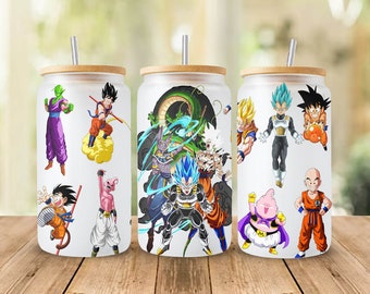 Comics Cartoons characters Glass Can 16oz,Cartoon Can Glass Wrap,Comics tumbler design,Anime Tumbler wrap Sublimation, png download