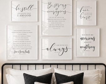 NIV Bible Verse Wall Art: Christian Scripture Prints (Digital Download)