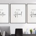 Office Decor Stay Positive, Inspirational Work Hard, Printable ...