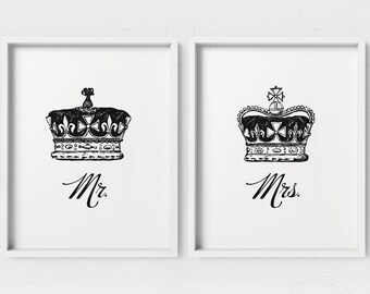 queen crown art etsy