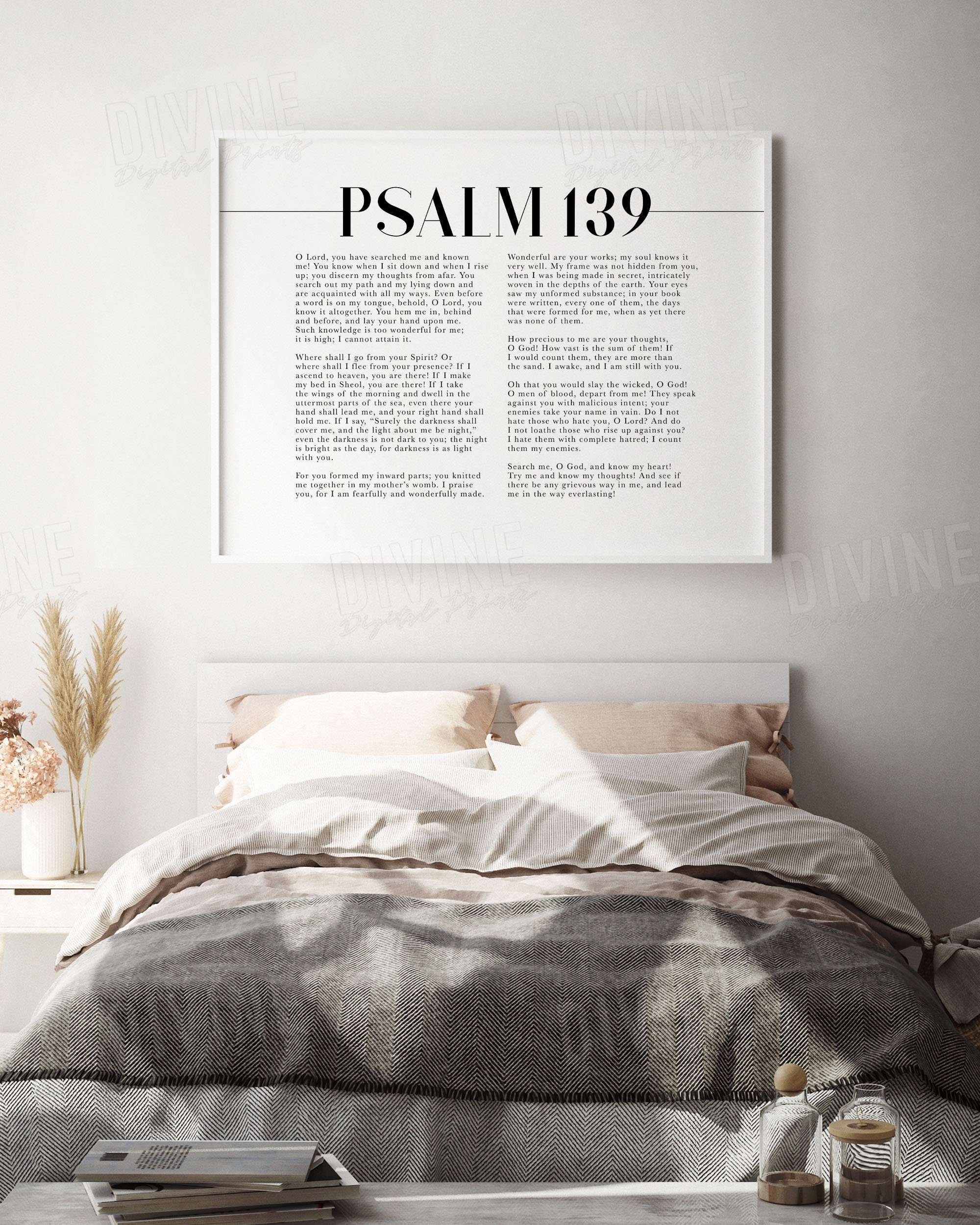 Popular Scripture Psalm 139 ESV Wonderfully Made Quote - Etsy
