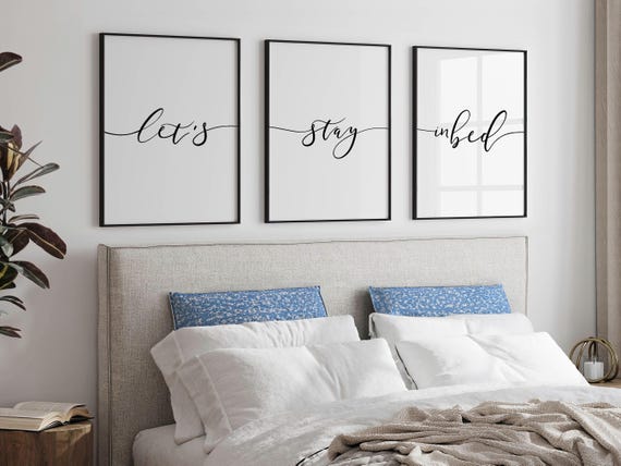 Bedroom Quote Print Set: Farmhouse Decor (Digital Download)