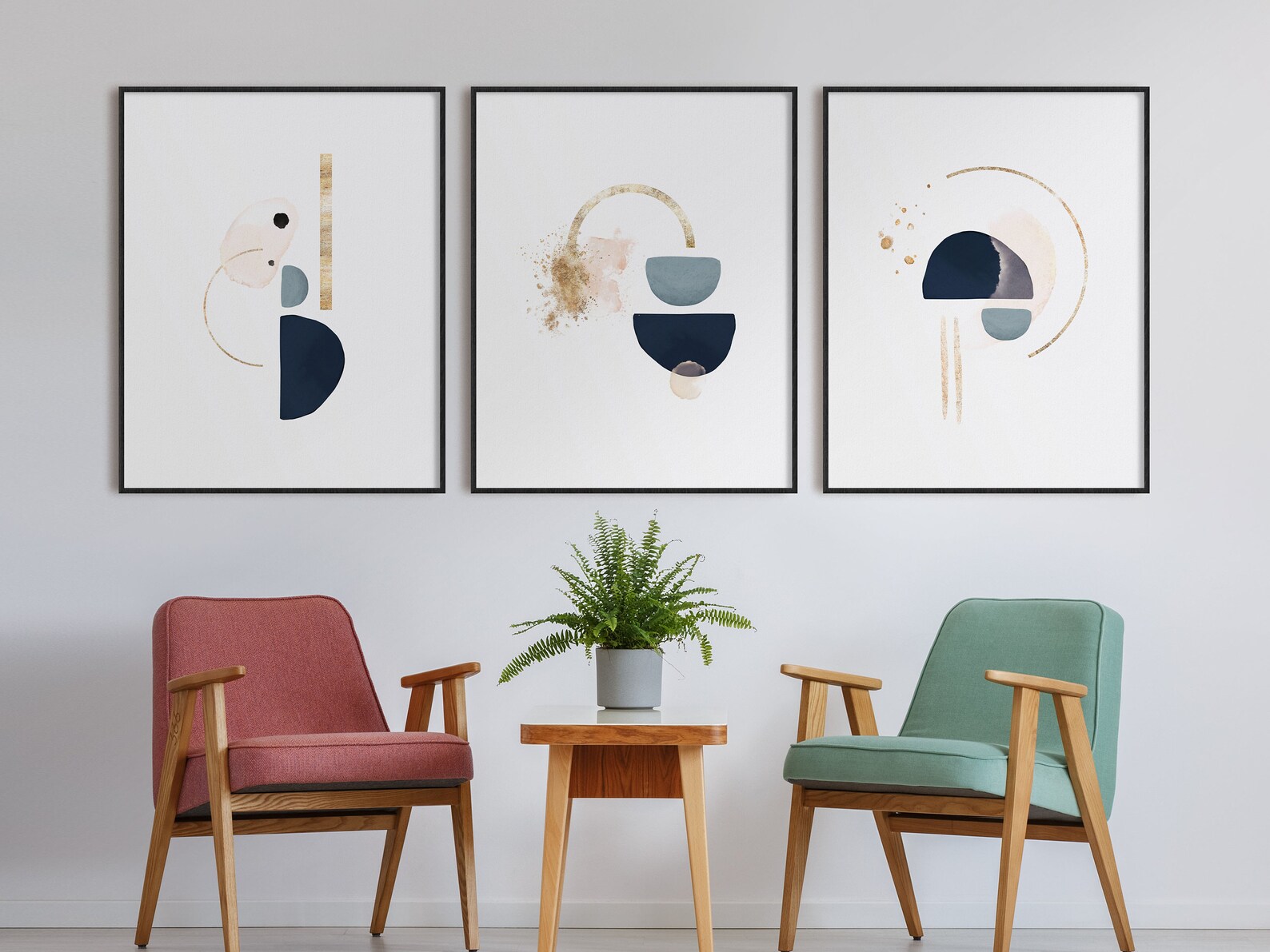 Abstract Office Wall Art Modern Office Decor Home Office Etsy