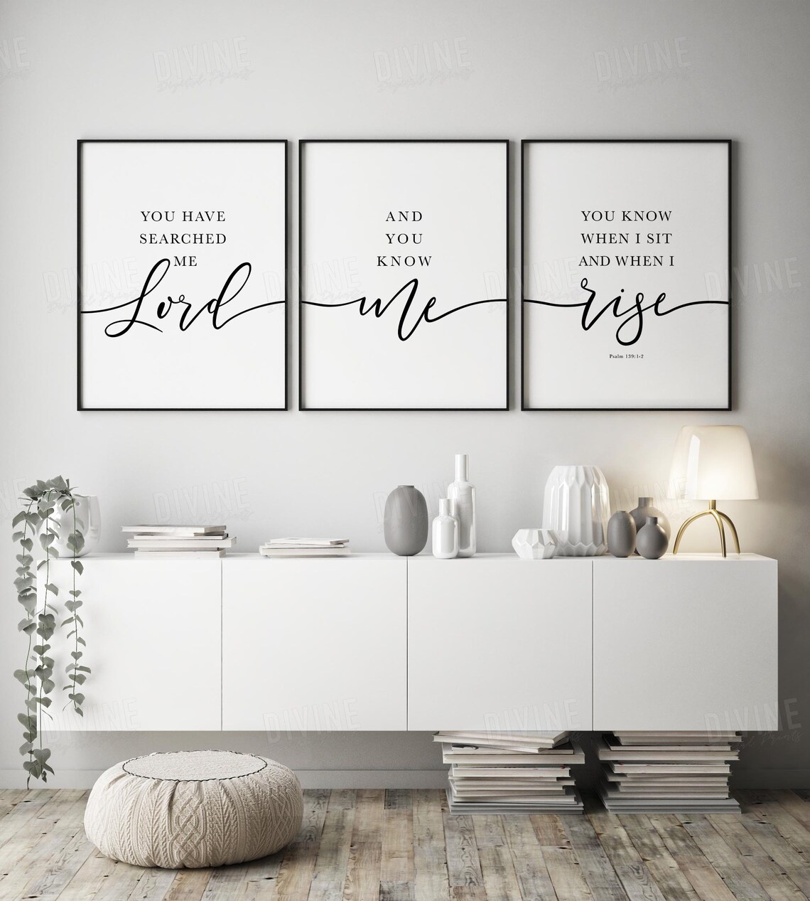 Bedroom Christian Wall Art Bible Verse Psalm 139 NIV Etsy