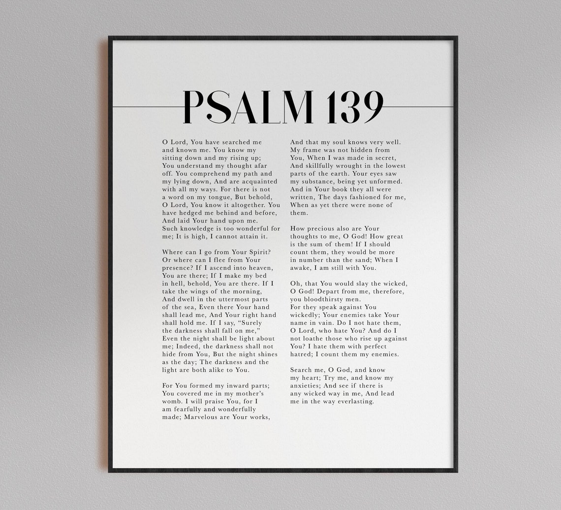 Bible Verse Wall Art Psalm 139 NKJV Scripture Printable Etsy bible-verse-wall-art-psalm-139-nkjv-scripture-printable-etsy