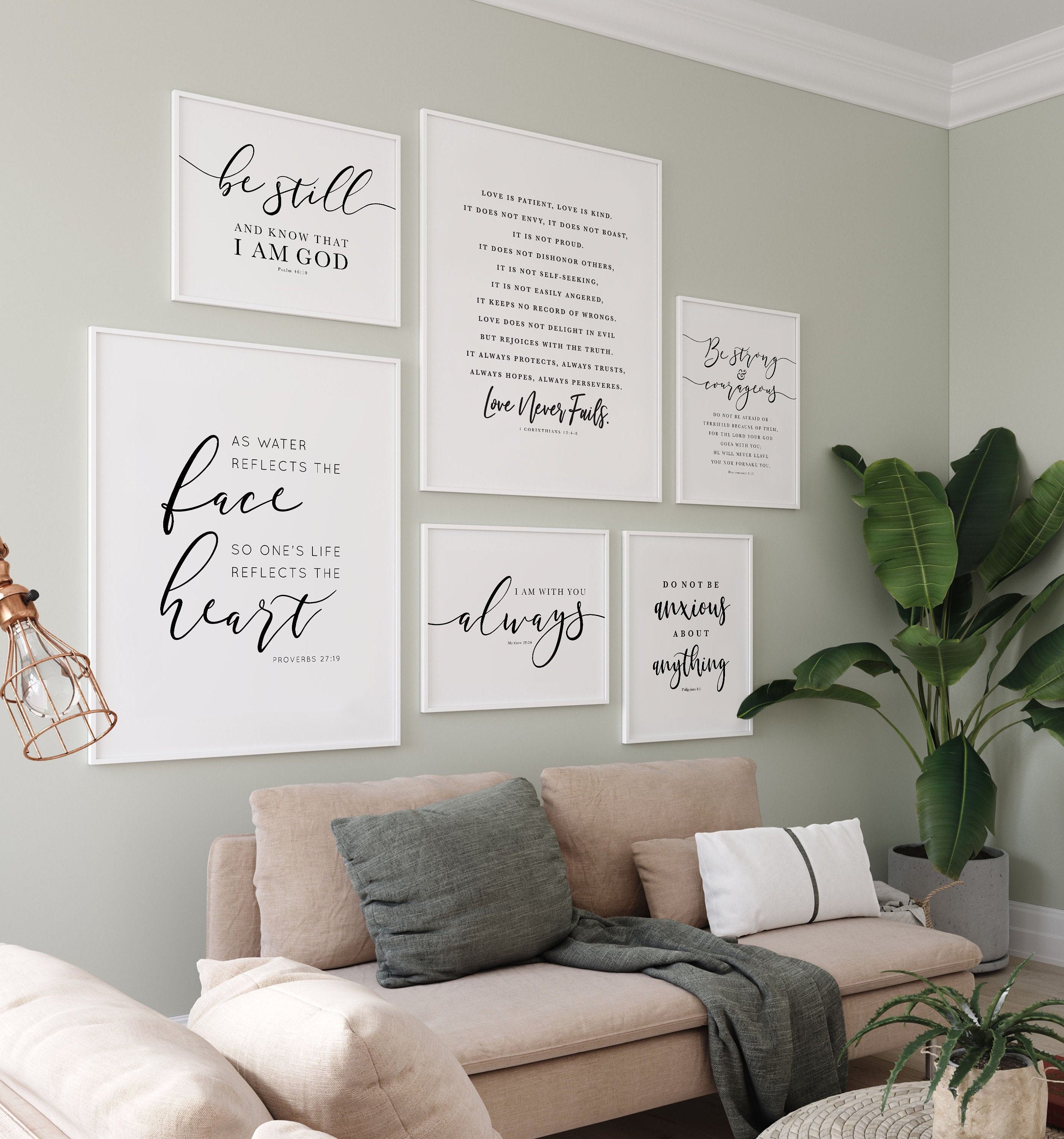 Scripture Office Wall Art Above Desk Prints Christian Home Etsy Australia