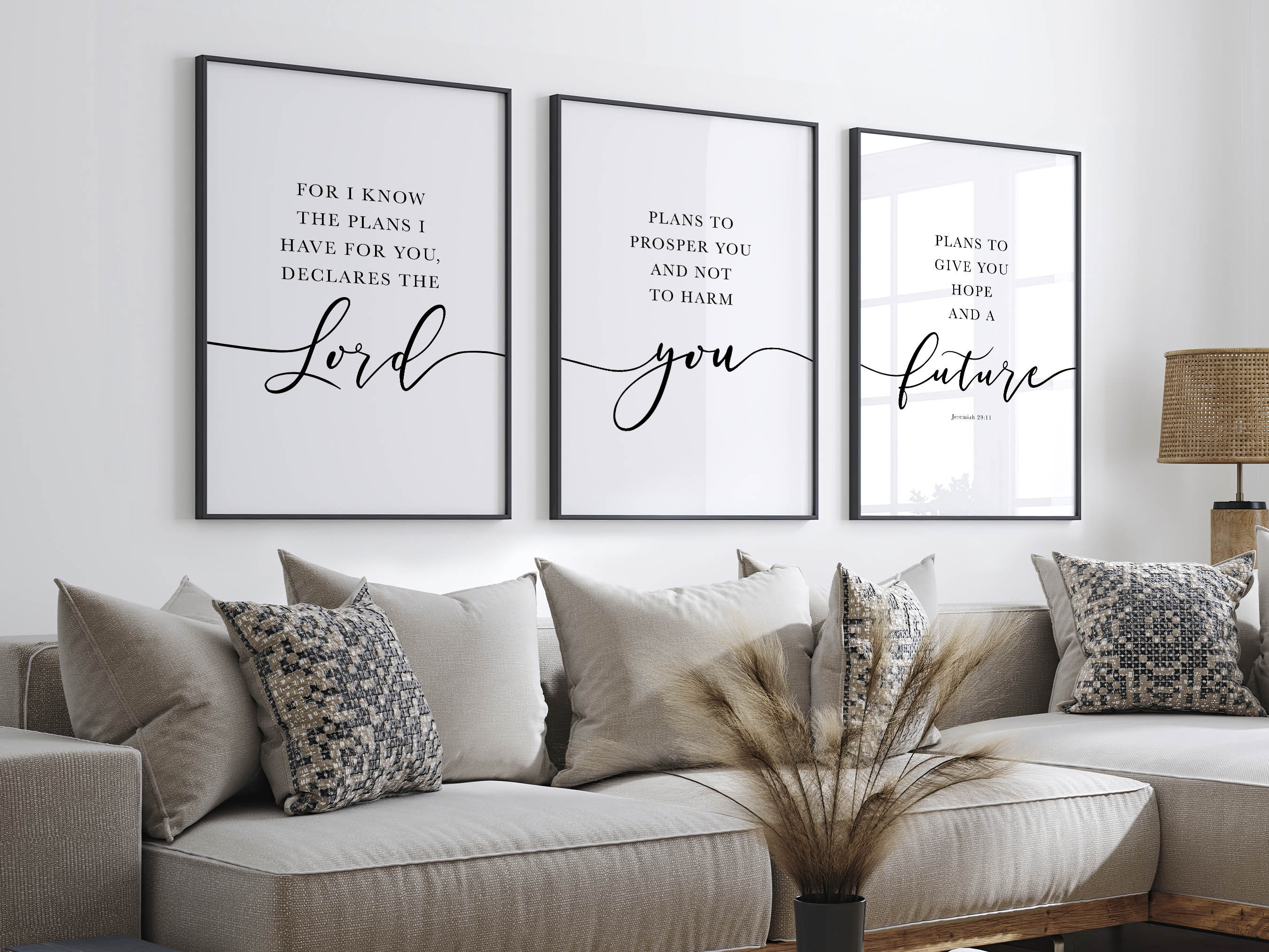 Bible verse wall art jeremiah 29 11 wall art scripture divine digital prints christian quotes hope biblical art work for living room