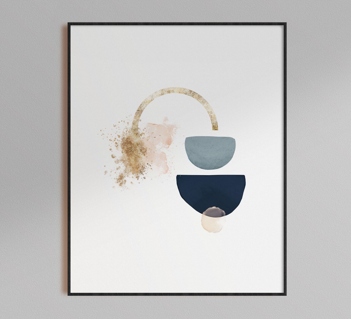 Abstract Office Wall Art Modern Office Decor Home Office Etsy