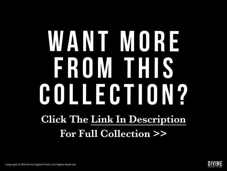 May include: Black and white text on a black background that reads "WANT MORE FROM THIS COLLECTION? Click The Link In Description For Full Collection >>".