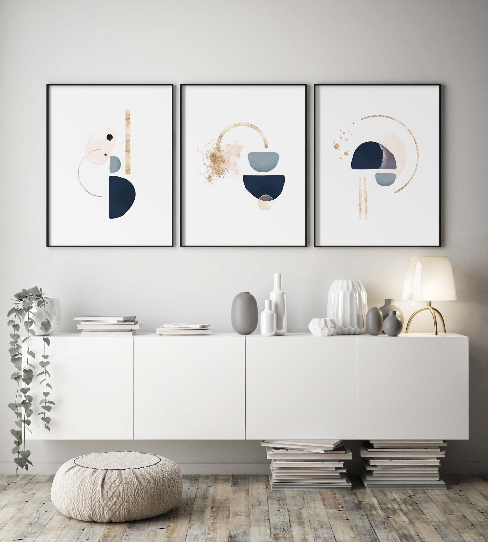Abstract Office Wall Art Modern Office Decor Home Office Etsy