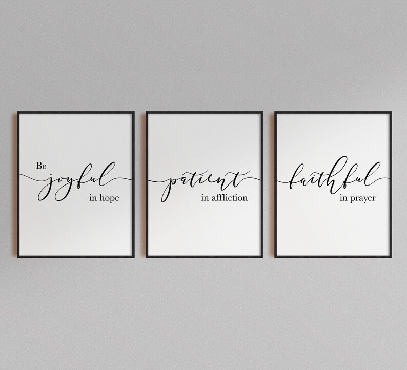 Bible verse wall art Scripture Printable Art Christian Etsy
