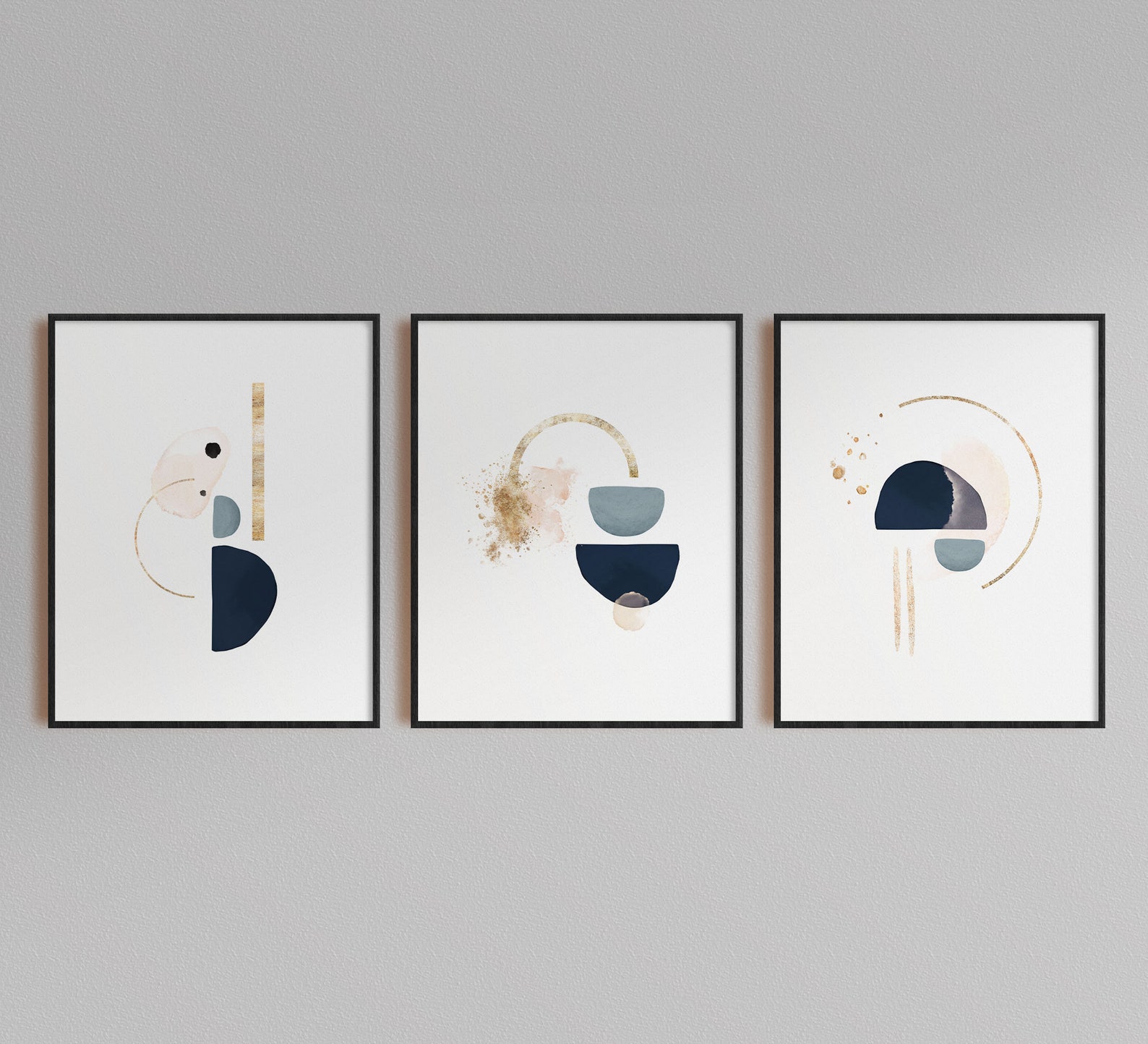 Abstract Office Wall Art Modern Office Decor Home Office Etsy
