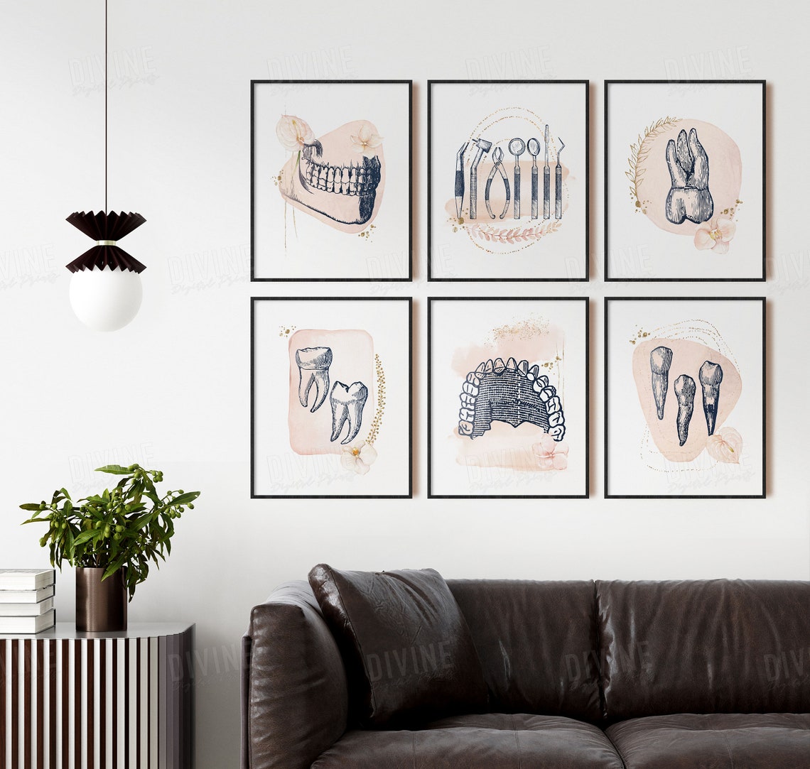 Dental Waiting Room Decor Dentist Office Wall Art Dental - Etsy