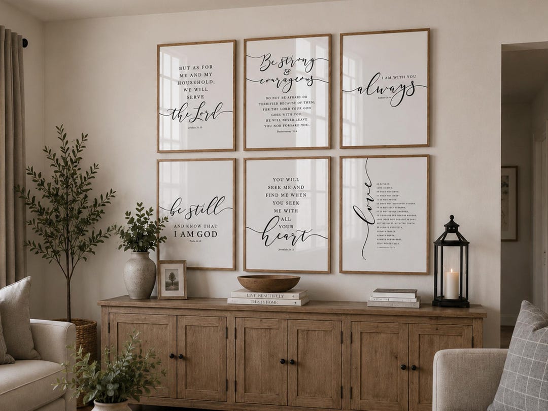 Wall Scripture Christian Wall Art, Scripture Bible Verse Quotes, Faith Printable Decor ...